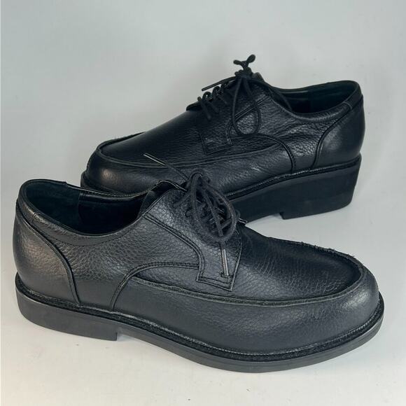 Apex Uneven Legs Lexington Black Leather Oxford Dress Shoes Men 9.5 NWOT main image 8